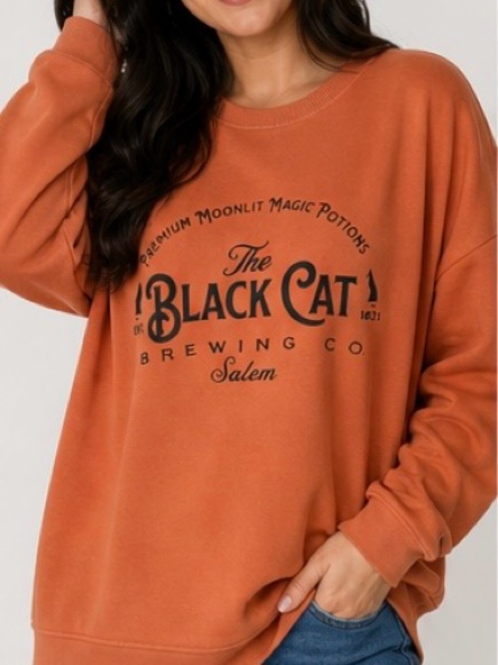 Orange Sweatshirt